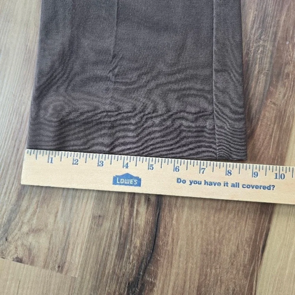 New York & Company 7th Avenue Bootcut Dress Pants Womens 10 Brown Career Office‎